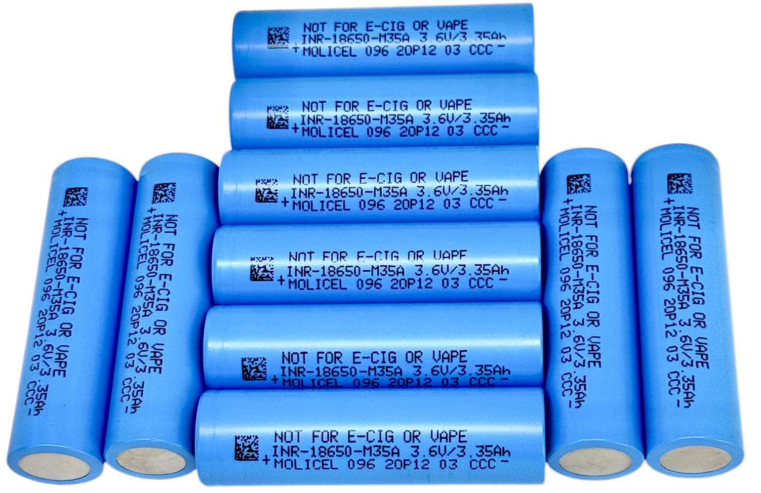 Аккумулятор высокоточный Molicel INR-18650-M35A 3,6V 3500 mAh Li-Ion 10 шт. (34599198)