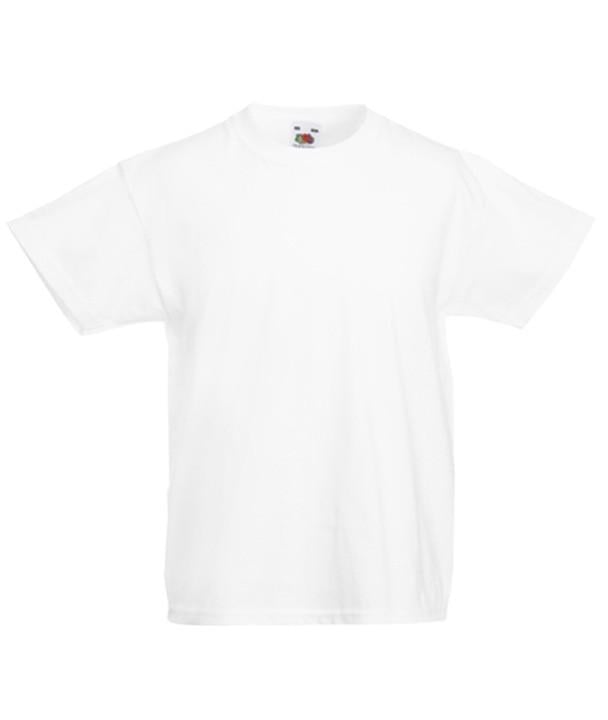Футболка дитяча Fruit of the Loom 7-8 років на 128 см Білий (61-033-0-30-128)