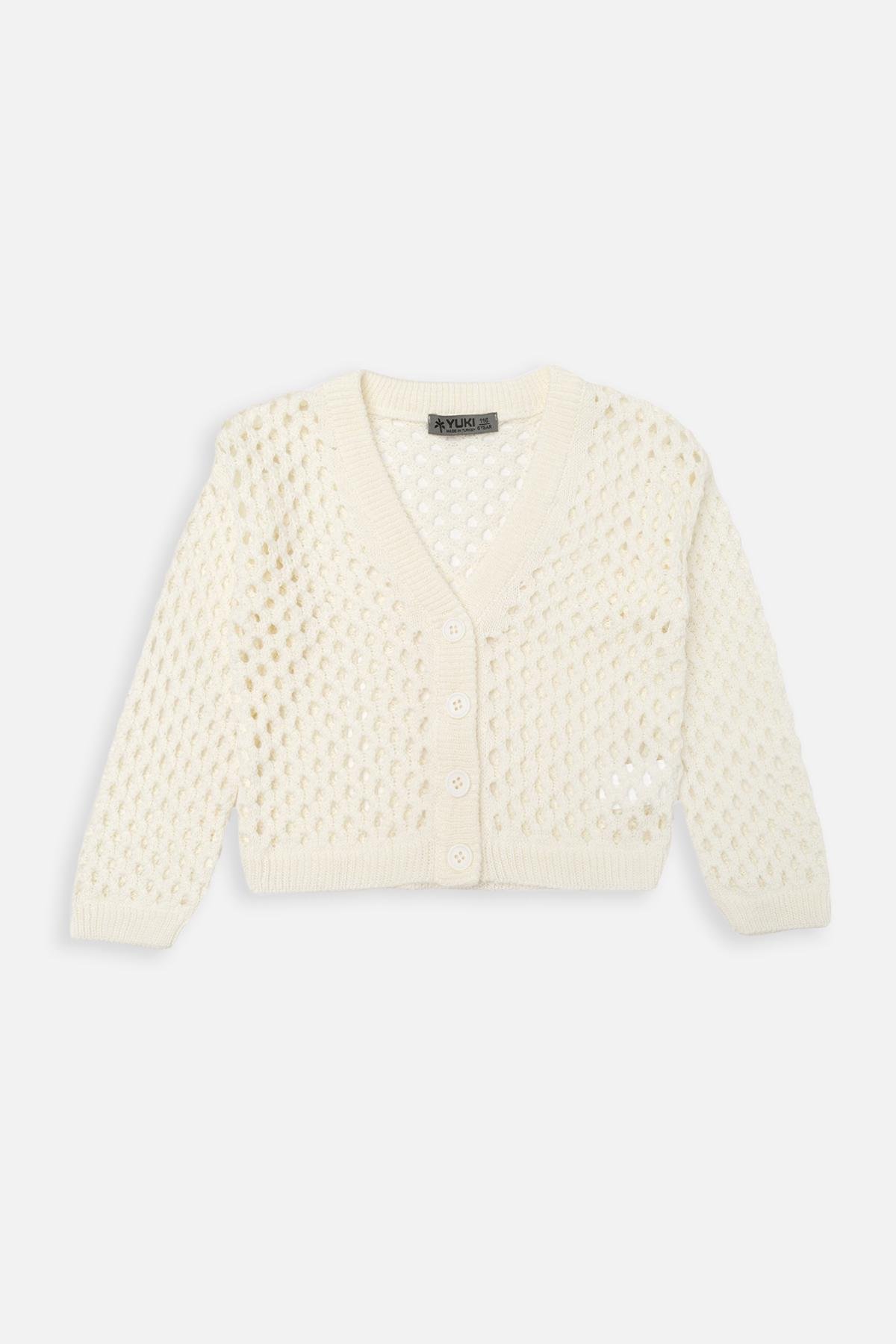 Кофта для девочки 134 см Молочный (ЦБ-00270313)