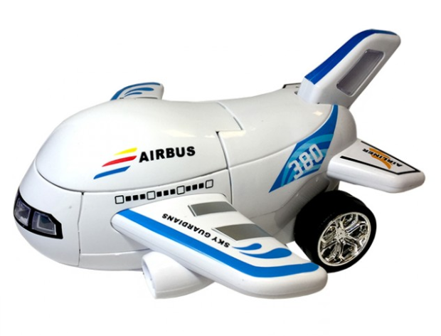 Робот-трансформер JUNSHENG Airbus Warrior Robot самолет-робот 2в1 Белый (SUN3401) Робот-трансформер JUNSHENG Airbus Warrior Robot самолет-робот 2в1 Белый (SUN3401)