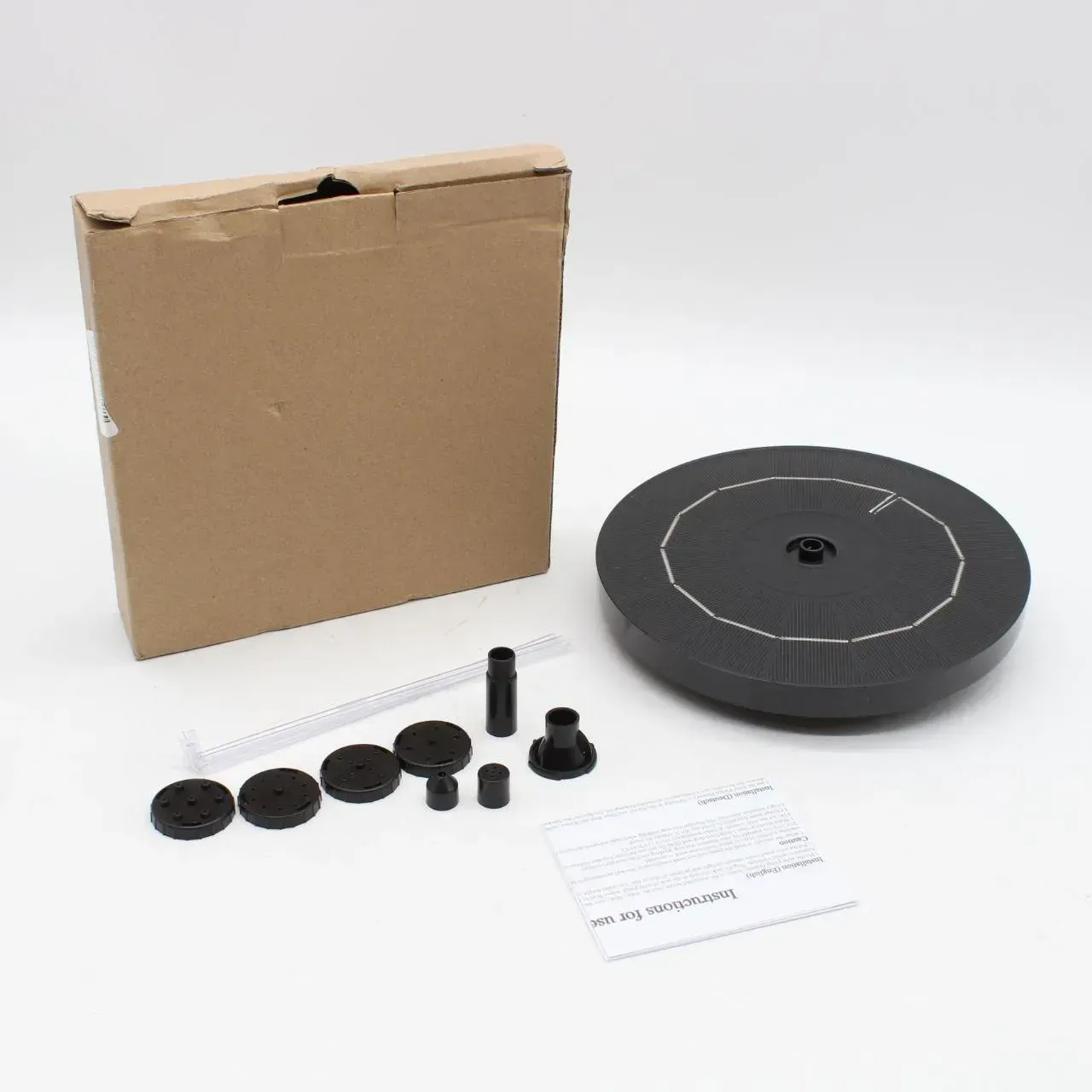 Фонтан на солнечной батарее 6 насадок (30644235) - фото 8 Фонтан на солнечной батарее 6 насадок (30644235) - фото 8