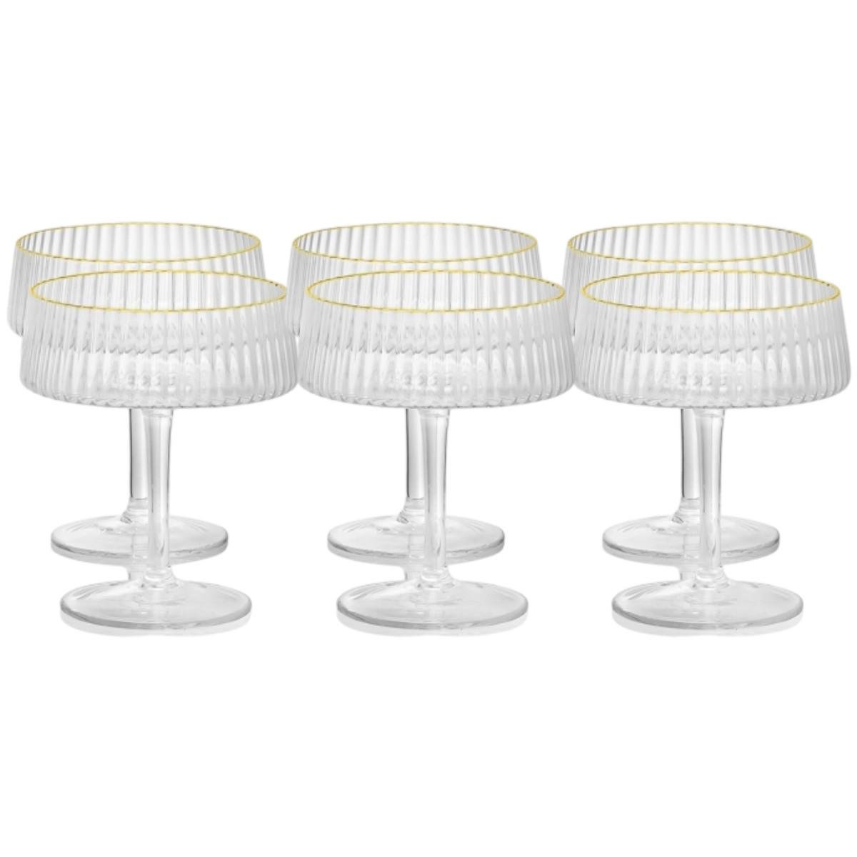 Набір келихів для мартіні A-PLUS 6 шт. 235 мл Набір келихів для мартіні A-PLUS 6 шт. 235 мл