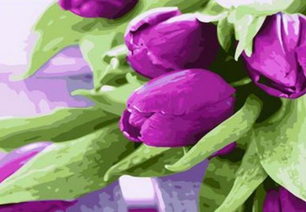 Картина по номерам Josef Otten Цветы Тюльпаны 40х50 см в термопакете (5137RA_O-mt)