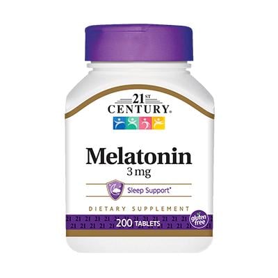 Натуральна добавка 21st Century Melatonin 3 мг 200 таб. (3903)