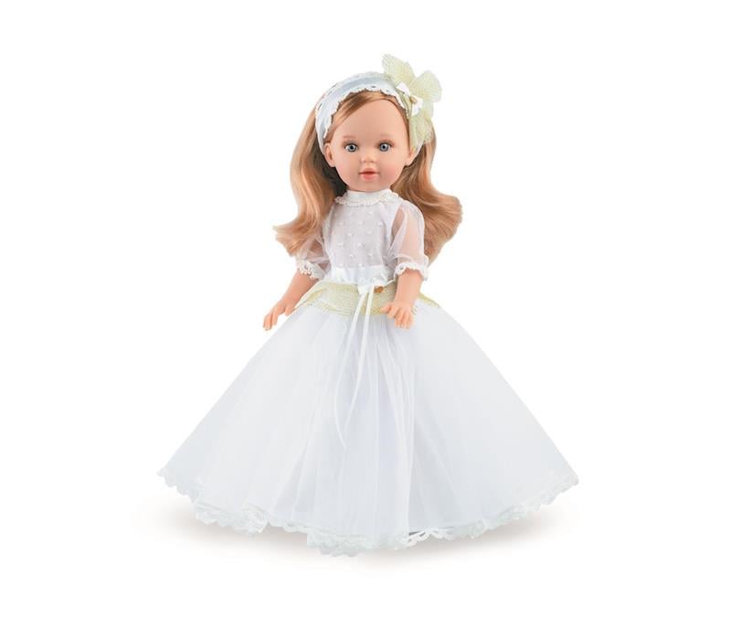 Кукла испанская виниловая Marina & Pau Comunion в платье 40 см