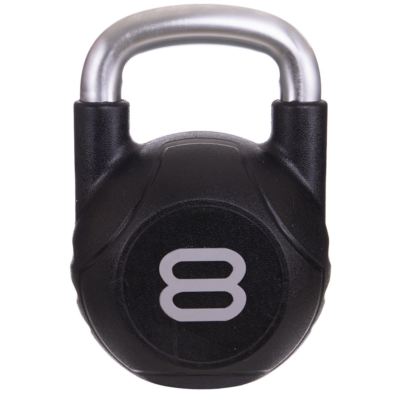 Гиря цільна Zelart TA-2681-8 з поліуретановим покриттям і хромованою ручкою 8 кг (2532858641) Гиря цільна Zelart TA-2681-8 з поліуретановим покриттям і хромованою ручкою 8 кг (2532858641)