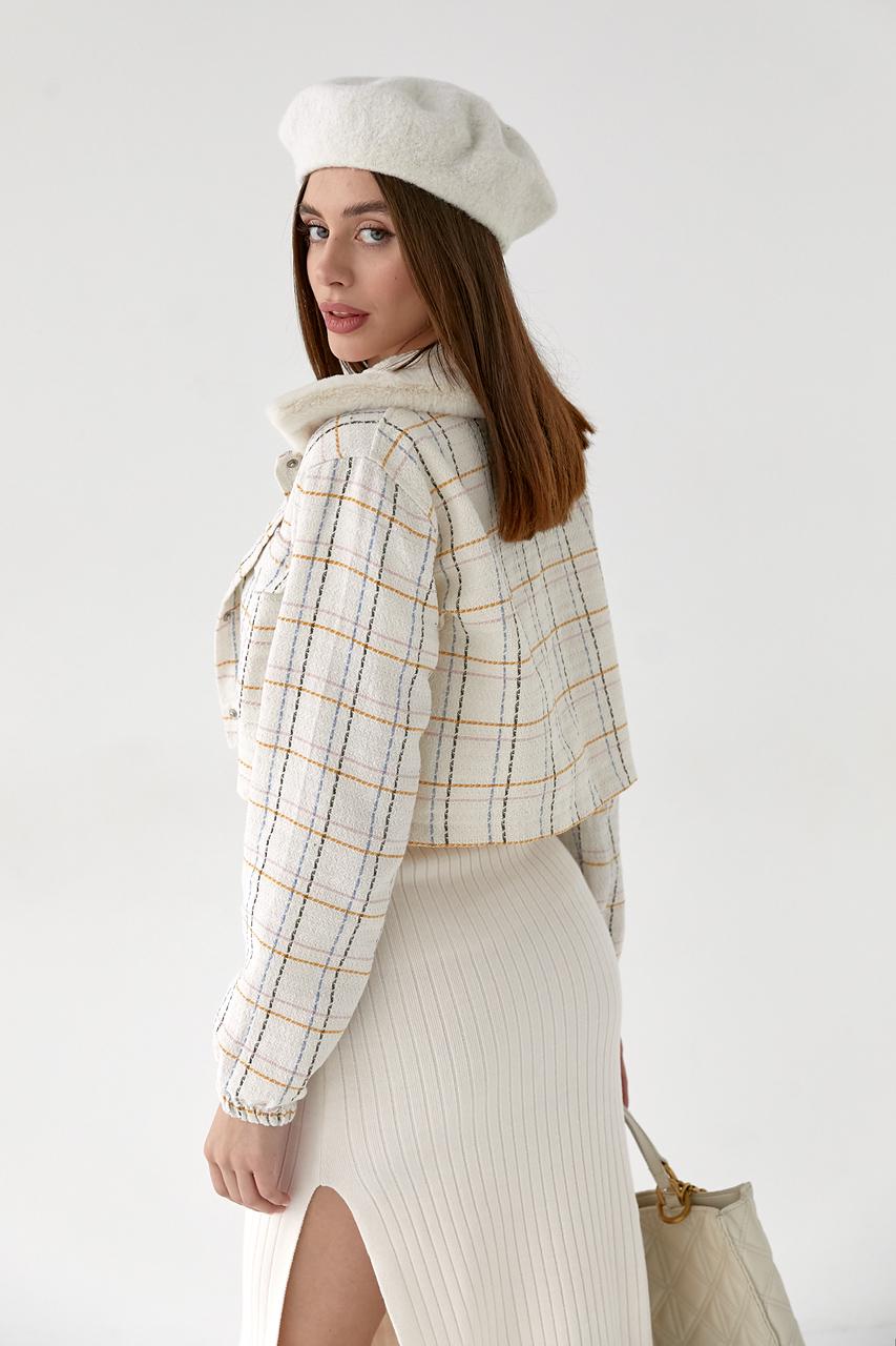 Жакет короткий S Молочний (1966) - фото 2 Жакет короткий S Молочний (1966) - фото 2