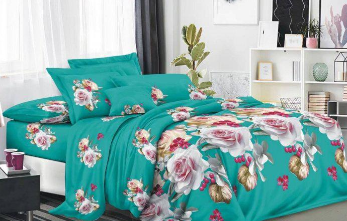 Комплект постільної білизни Vital-Textile бязь 3D Premium 150х220 см (BP1.5-255)