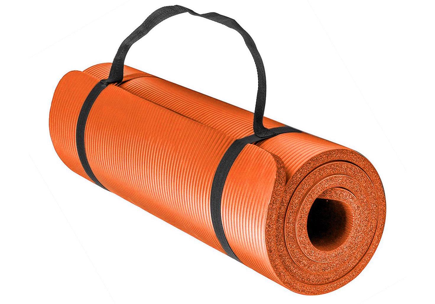 Коврик для йоги EasyFit NBR SOFT-Touch 15 мм Оранжевый