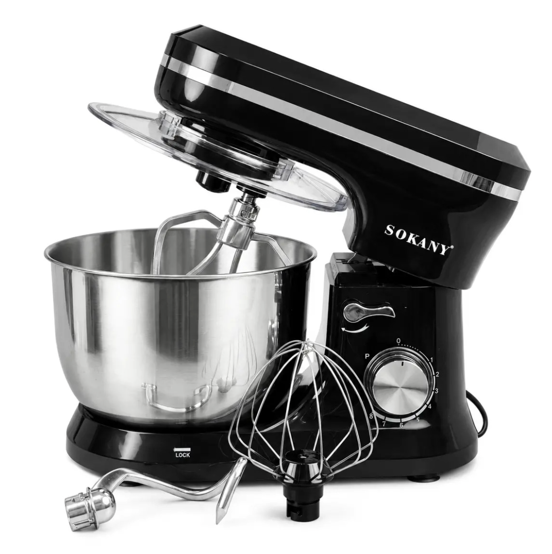 Кухонный тестомис Sokany SK-271 1200 Вт 8 скоростей 5 л (SK-271)