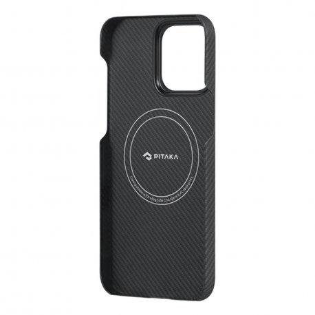 Чохол Pitaka MagEZ 4 Twill 600D Case для iPhone 15 Pro Black/Grey (KI1501PA) - фото 6