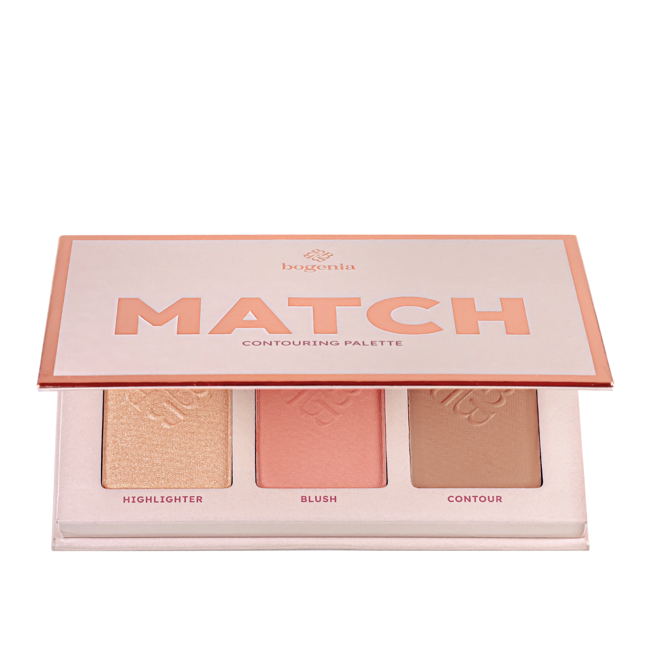 Палетка для контурингу обличчя Bogenia Match Contour Palette 3в1 (BG907 001)