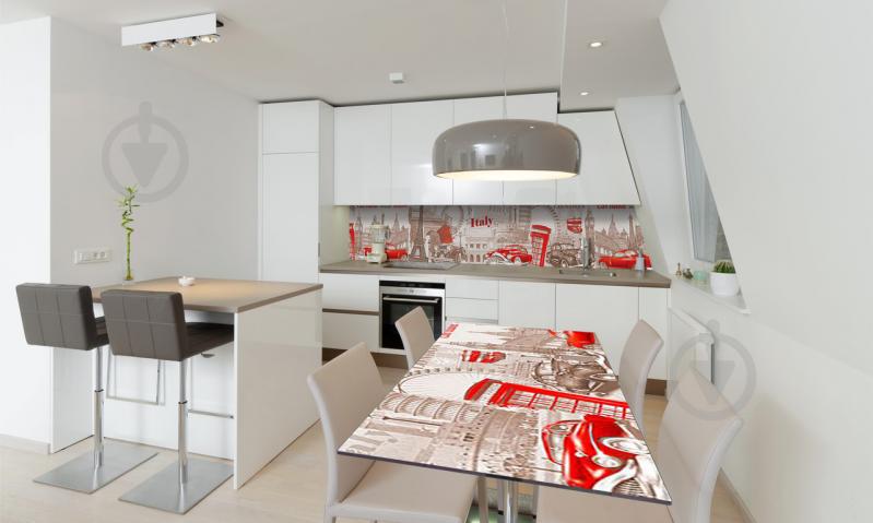 Наклейка виниловая на стол Zatarga «Яркая Италия» 600х1200 мм Z180841st