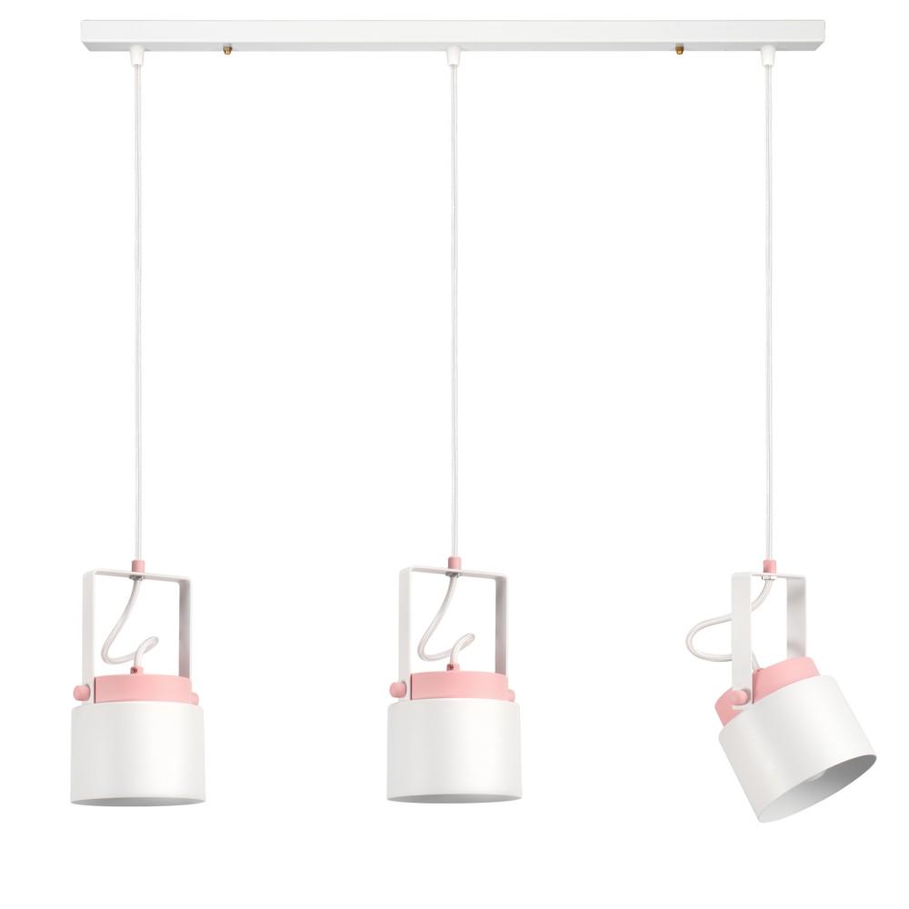 Подвесные прожекторы на планке Scandi Collection White/Pink (PL-SC0003-3/WH-PNK)