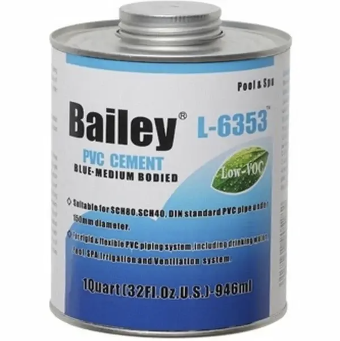 Клей для труб ПВХ Bailey L-6353 118 мл Синий ( 29131) Клей для труб ПВХ Bailey L-6353 118 мл Синий ( 29131)