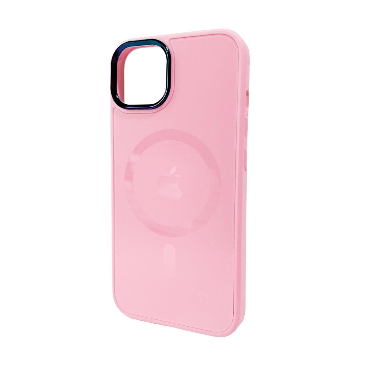 Протиударний чохол для Apple iPhone 14 AG Glass Sapphire MagSafe / Pink