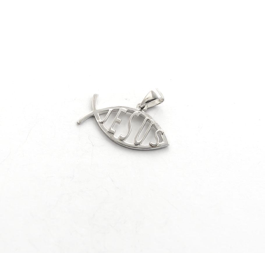 Кулон из серебра Maxi Silver 7361 Иисус Рыба (87361)