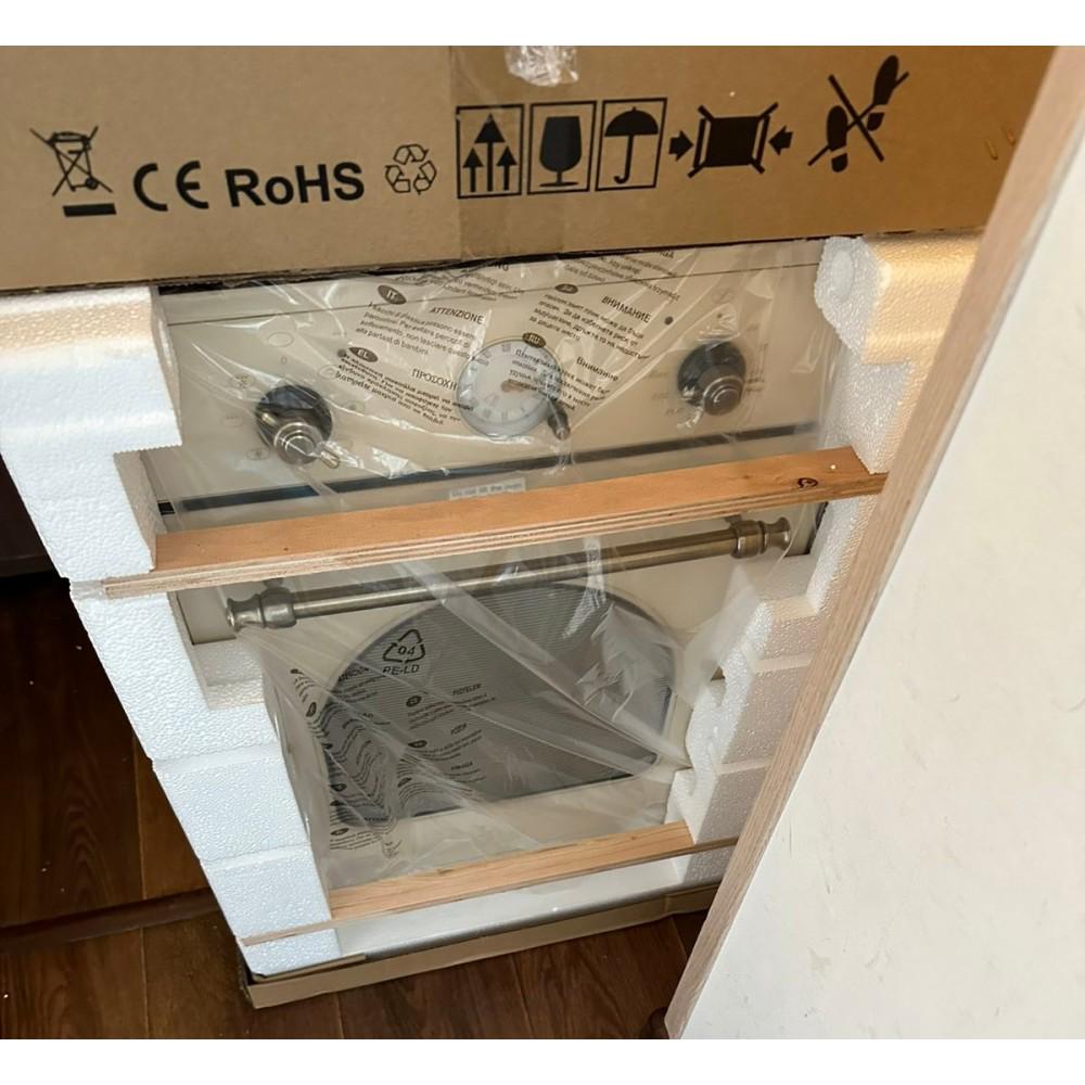 Комплект техніки Luxor духова шафа HB 4511 Rustik Champagne з прихваткою/поверхня індукційна RI 447 Practik Rustik Champagne (26657400) - фото 4