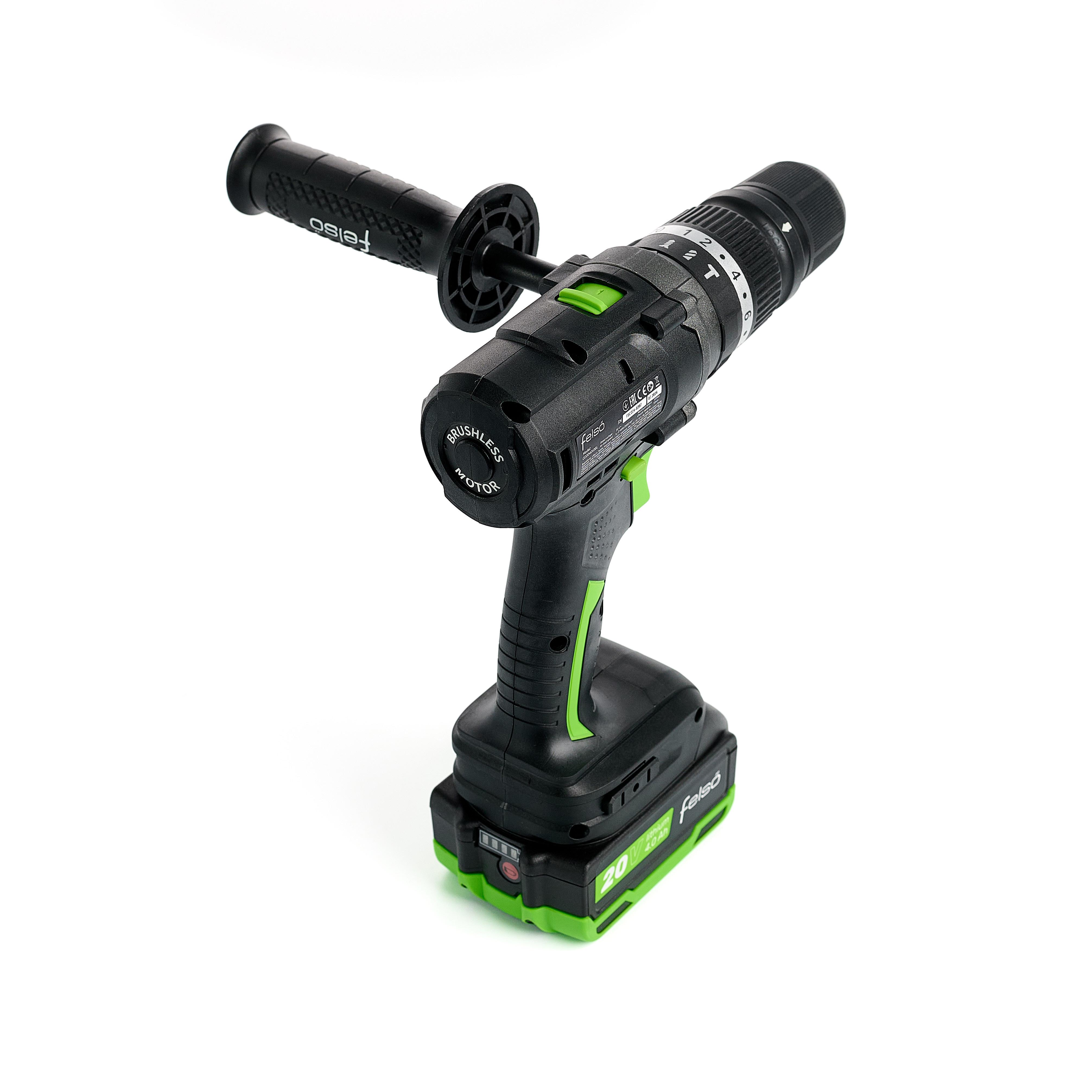 Дрель-шуруповерт аккумуляторный Felso CD2040IQBL (25457293) - фото 3 Дрель-шуруповерт аккумуляторный Felso CD2040IQBL (25457293) - фото 3