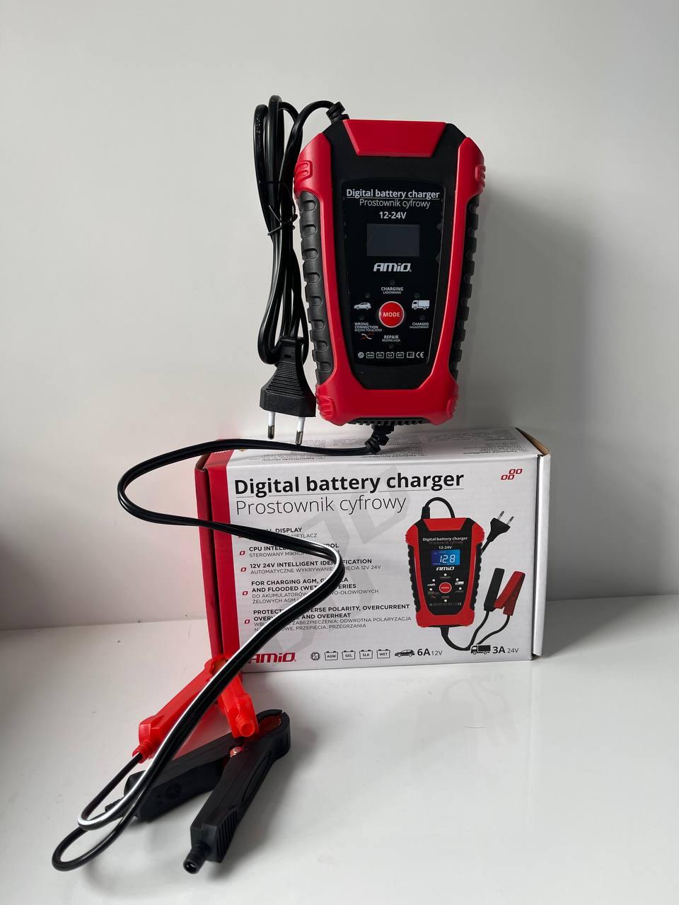 Зарядное устройство импульсное Amio DBC-02 12-24 V 6 А - фото 5 Зарядное устройство импульсное Amio DBC-02 12-24 V 6 А - фото 5