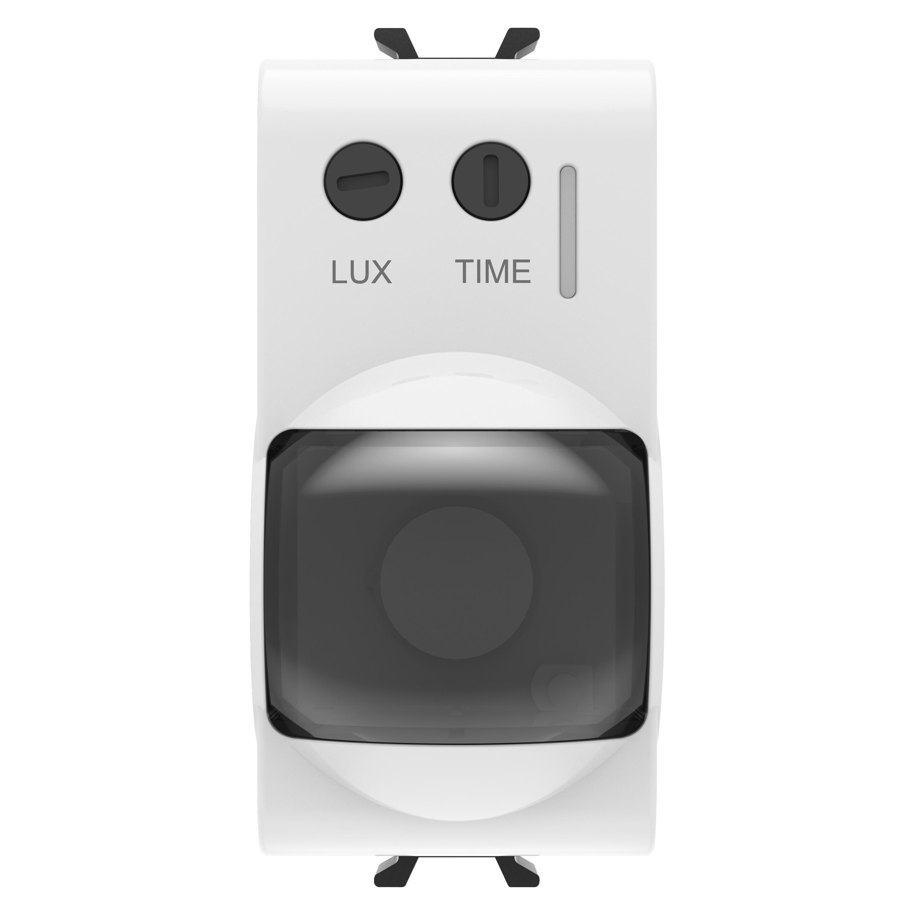 Датчик движения инфракрасный Gewiss Chorusmart 3A 230V 120° дальность 8 м 1 модуль IP20 Белый глянцевый (GW10594)