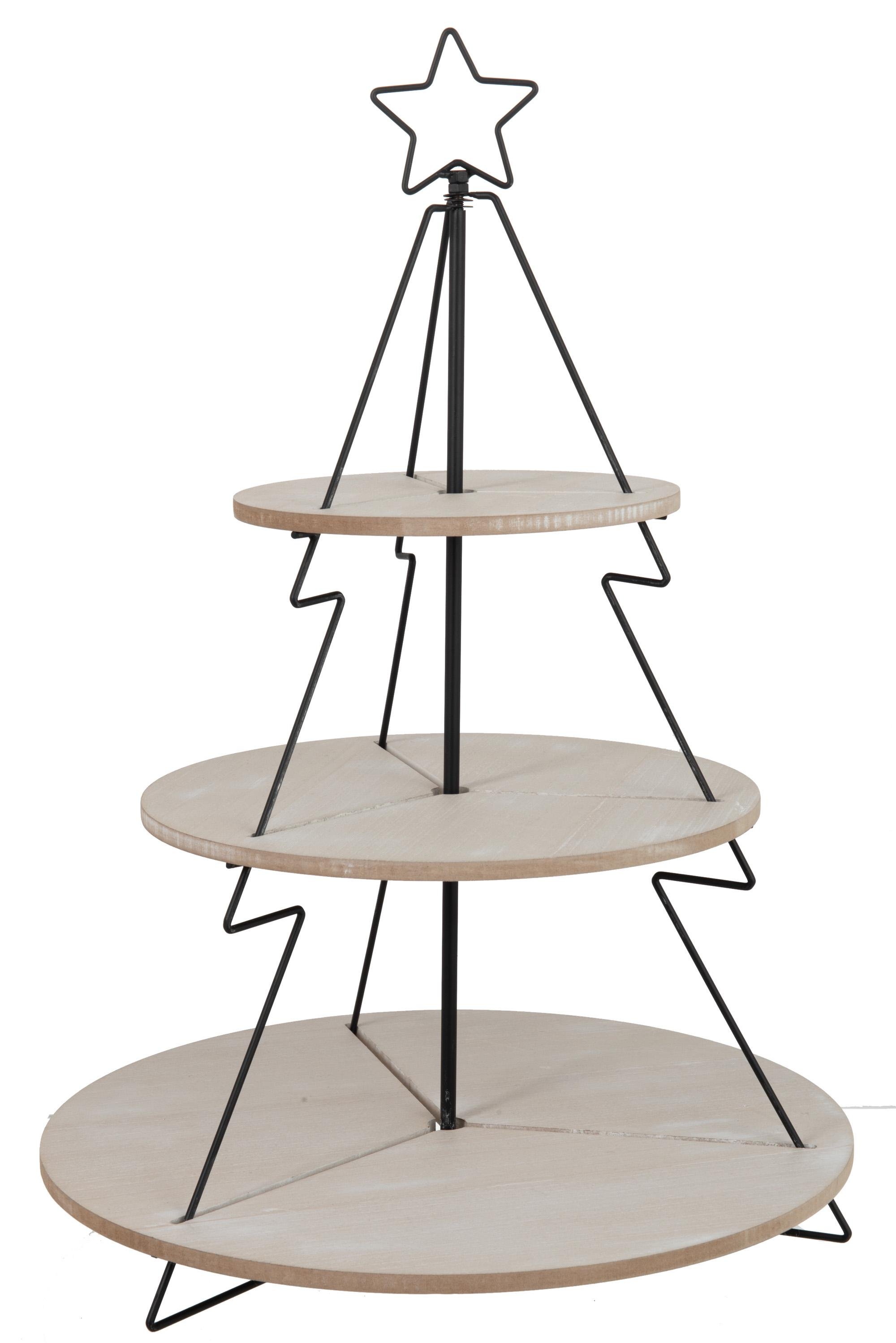 Блюдо трехъярусное J-LINE 61 см Белый (591) Блюдо трехъярусное J-LINE 61 см Белый (591)