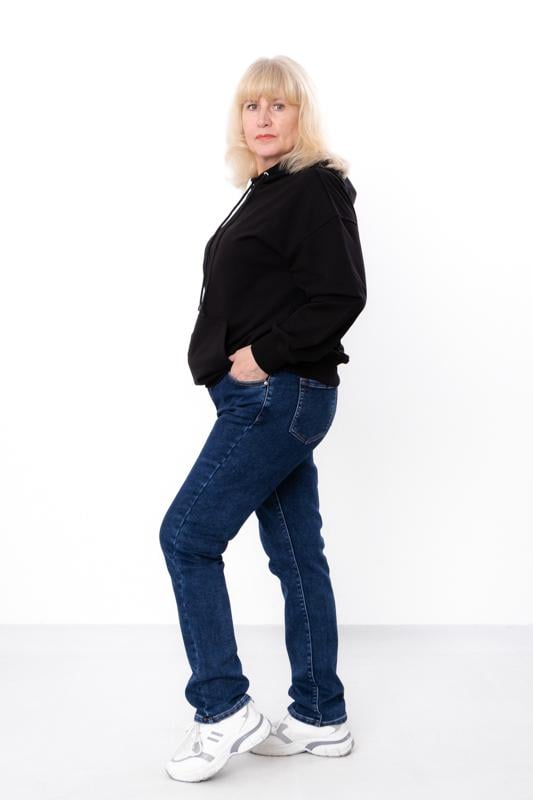 Джинси жіночі зимові Носи Своє батал на флісі класичного крою р. 31 Синій (14298) - фото 4 Джинси жіночі зимові Носи Своє батал на флісі класичного крою р. 31 Синій (14298) - фото 4