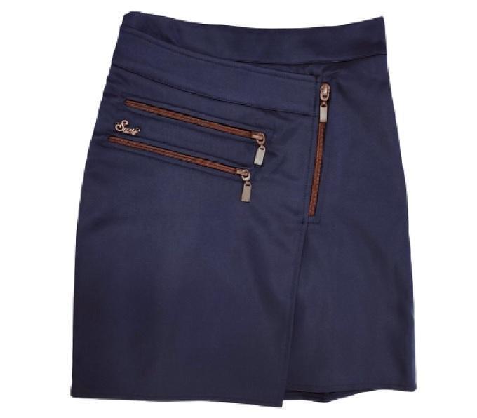 Юбка школьная Suzie НИКОЛЬ 02 мемори cotton 128 см Синий (50182923_128) - фото 1