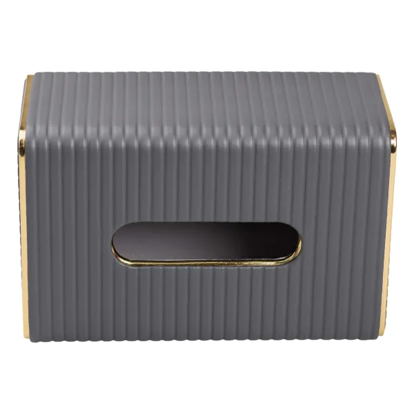 Серветниця з екошкіри 20х13х9 см Сірий - фото 3 Серветниця з екошкіри 20х13х9 см Сірий - фото 3