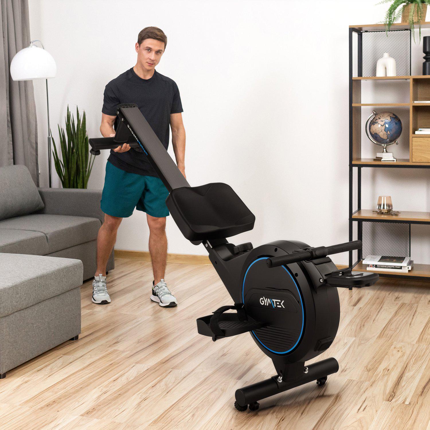 Гребний тренажер Gymtek XR800 магнітний Синій (30477386) - фото 9 Гребний тренажер Gymtek XR800 магнітний Синій (30477386) - фото 9