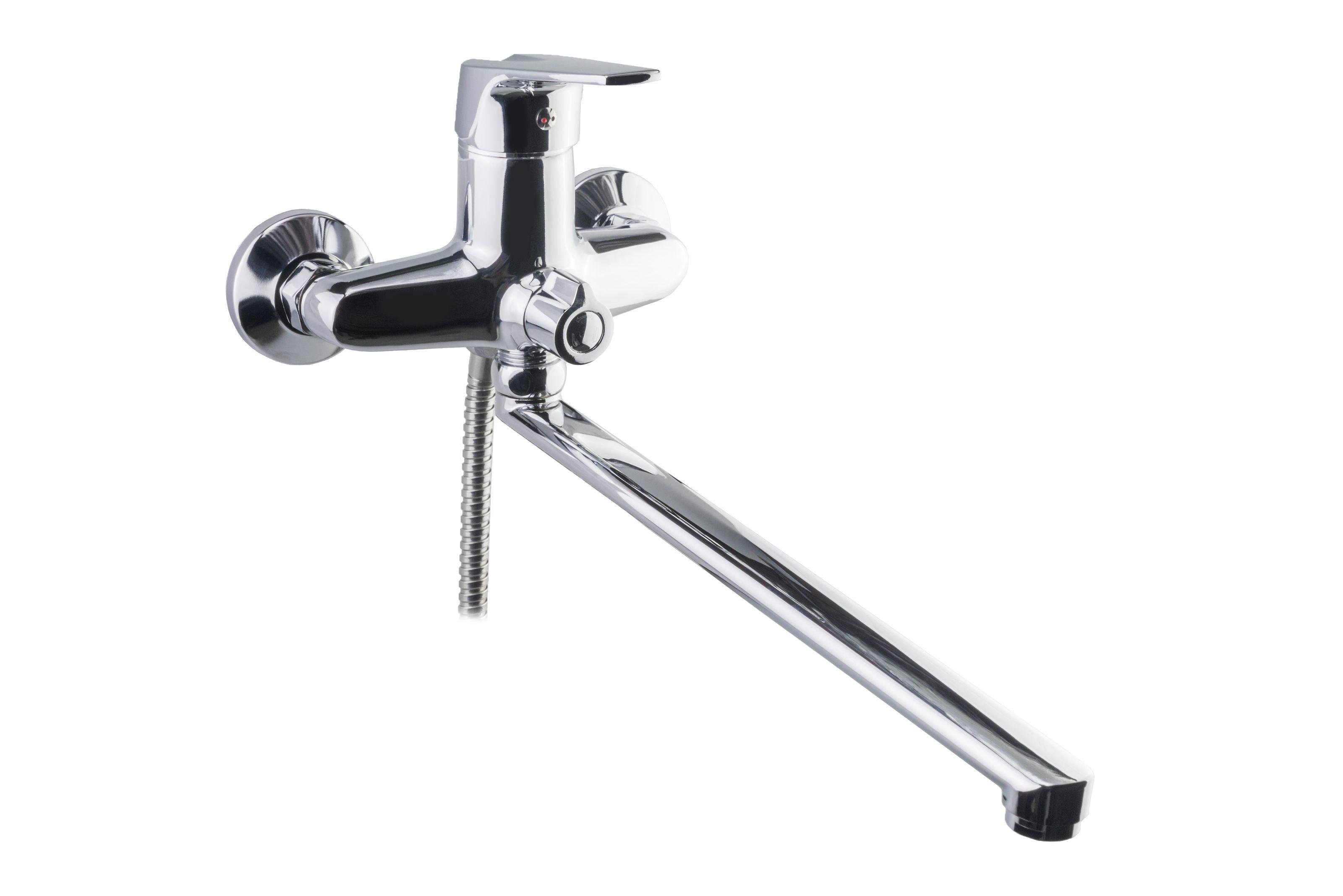 Смеситель для ванны KRONER Odra-C070 CV019269 однорычажный Хром (136353)