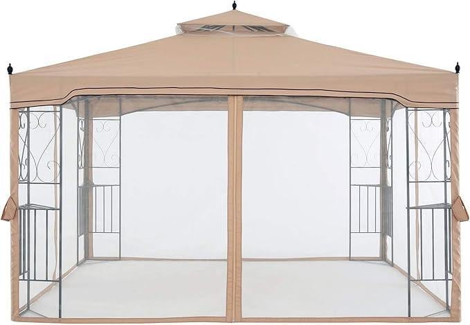 Альтанка для патіо MASTERCANOPY з сітчастими екранами