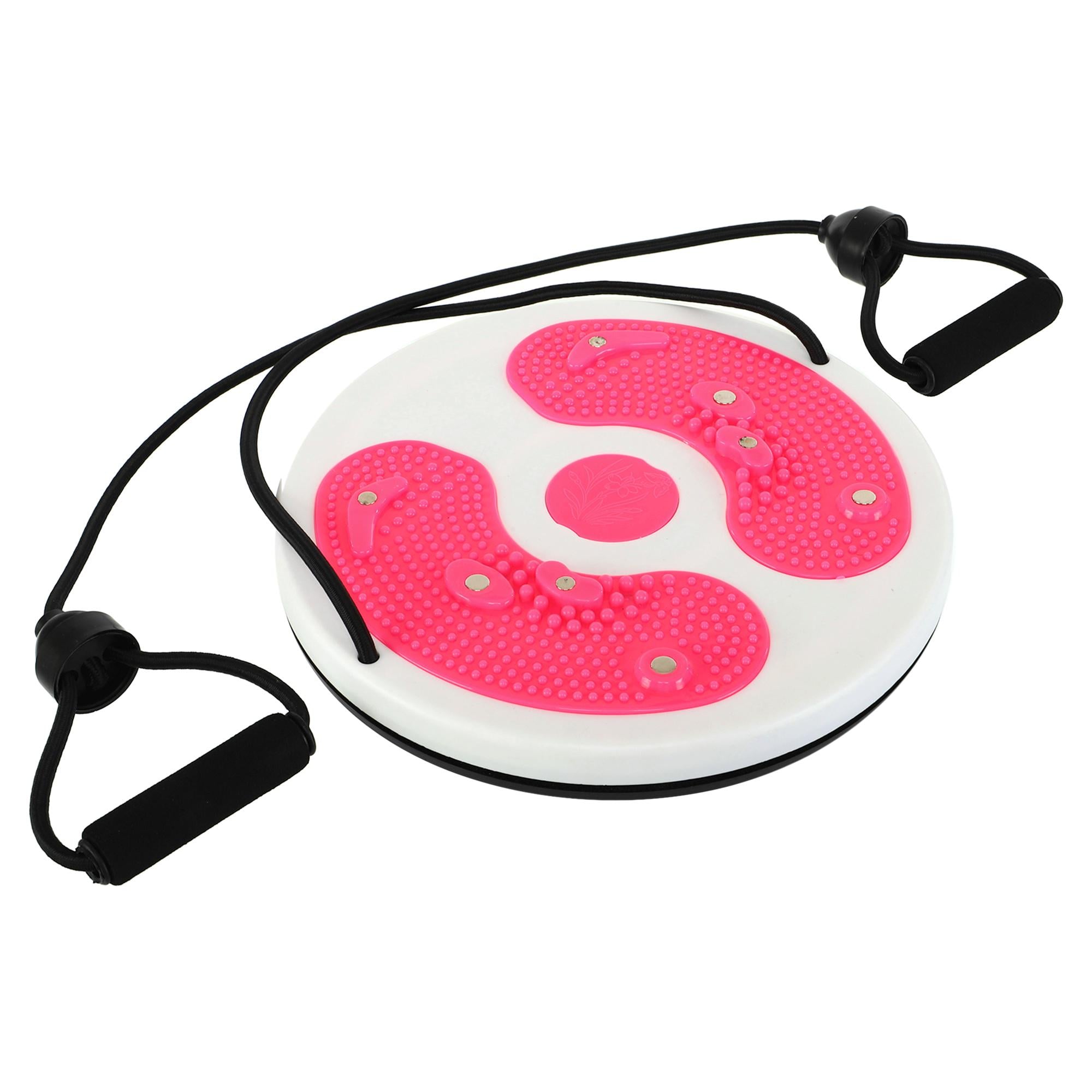 Диск здоровья массажный SP-Sport FI-5673 Грация с магнитами и эспандерами Бело-розовый (31493147)