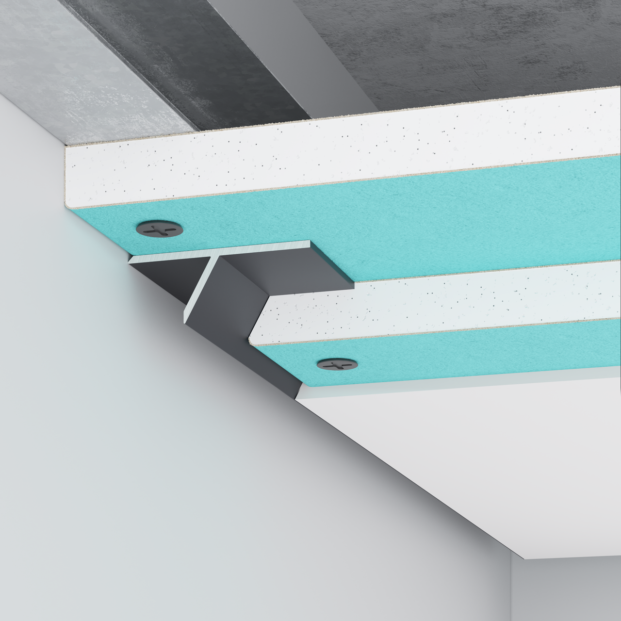 Профиль теневого шва FSPRO Ласточкин хвост 10 мм 3 м Черный (F2.10B)