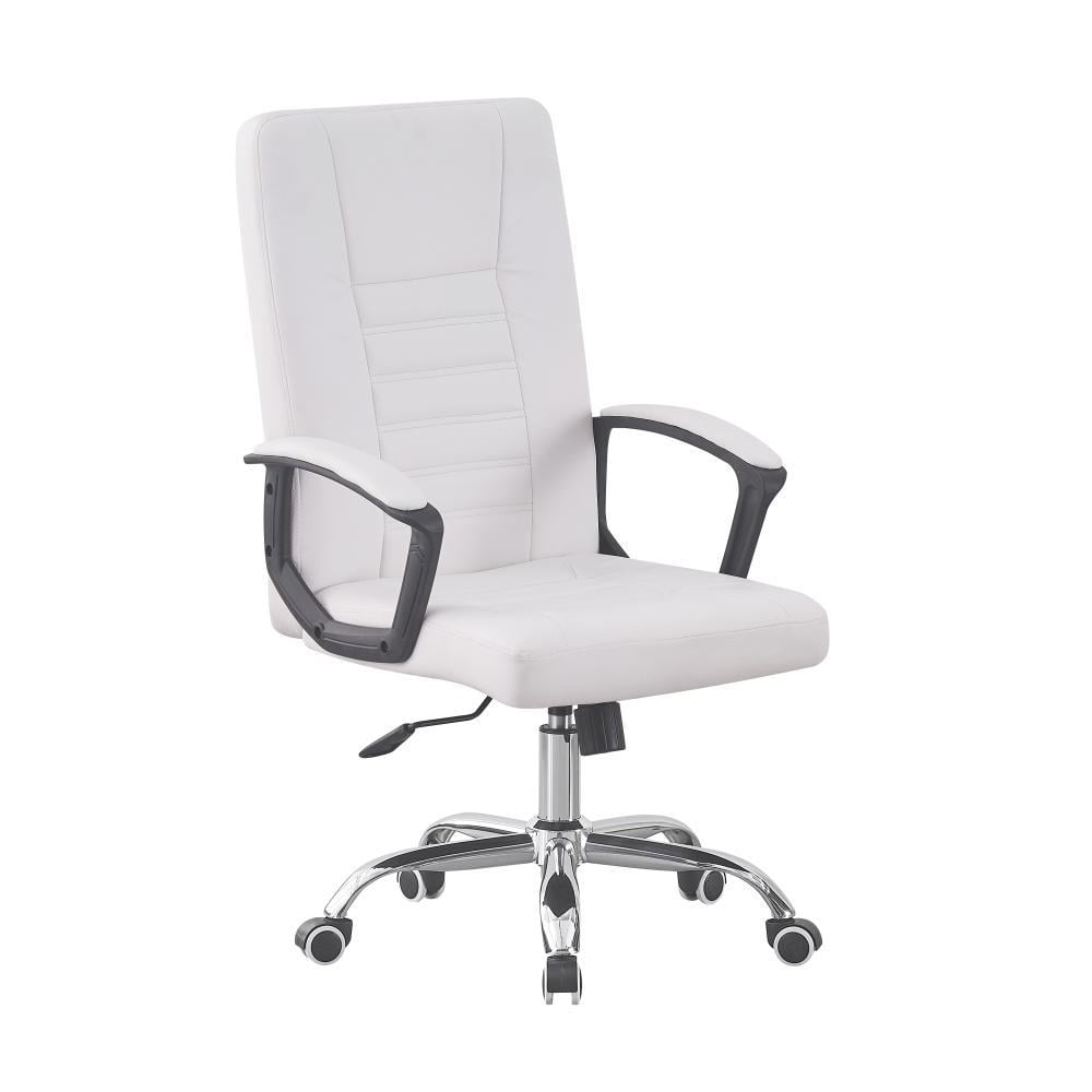 Офисное кресло Bonro B-627 на колесах со спинкой до 120 кг Белый (147-76-42400368)