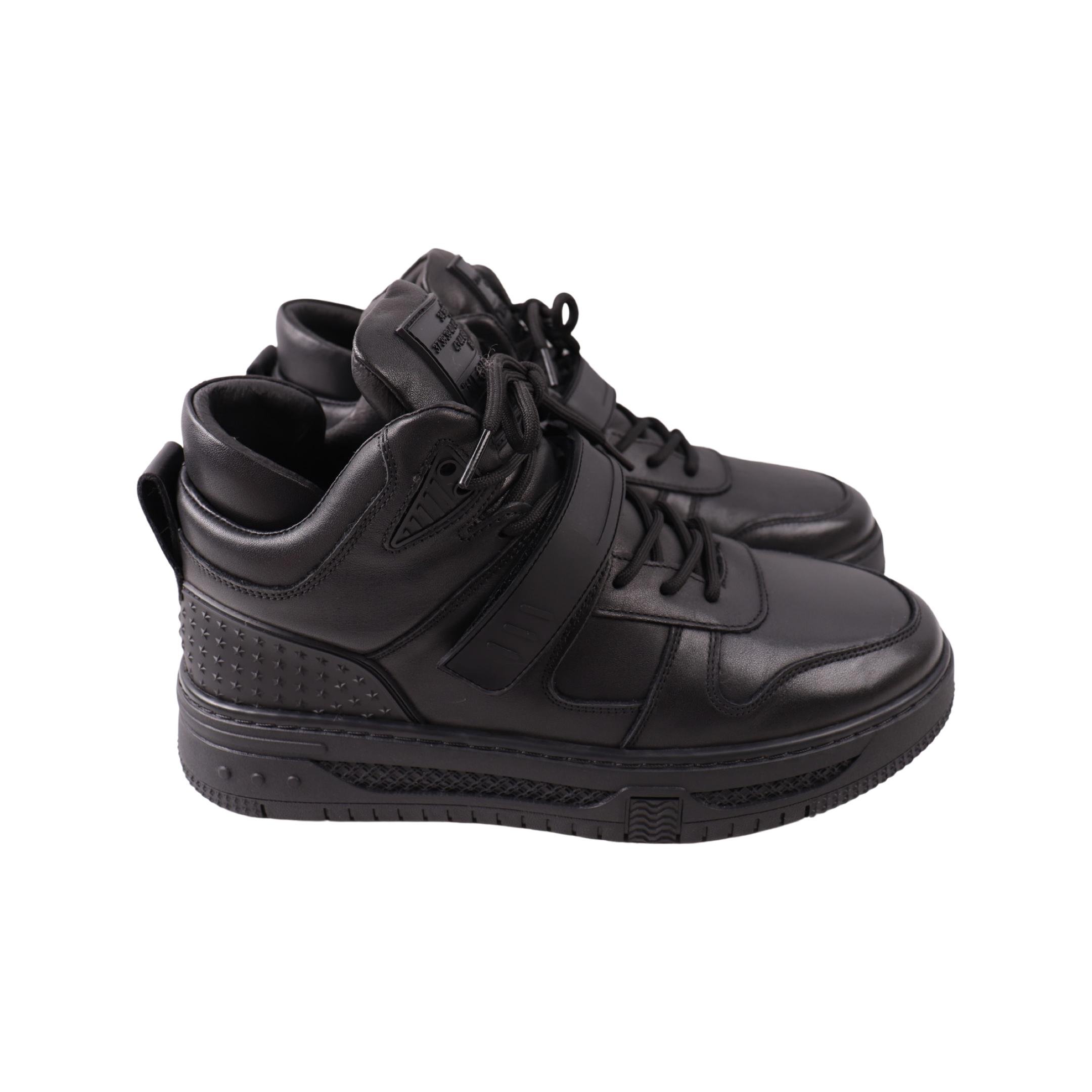 Черевики чоловічі Clemento натуральна шкіра р. 43 Чорний (59-24ZHS)