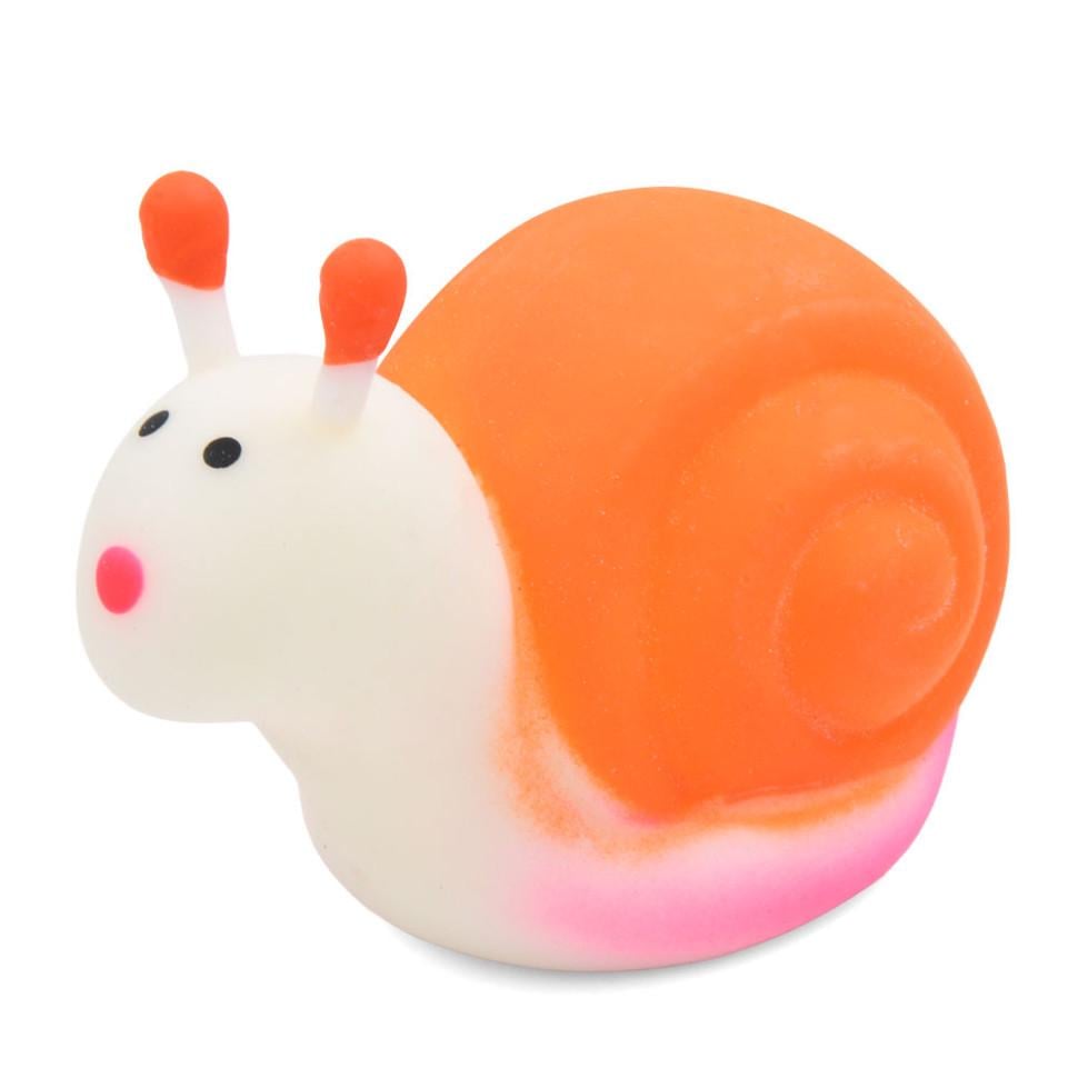 Игрушка-антистресс детская Bambi Улитка MS мука 8,5 см Оранжевый (GS-236-A-241)