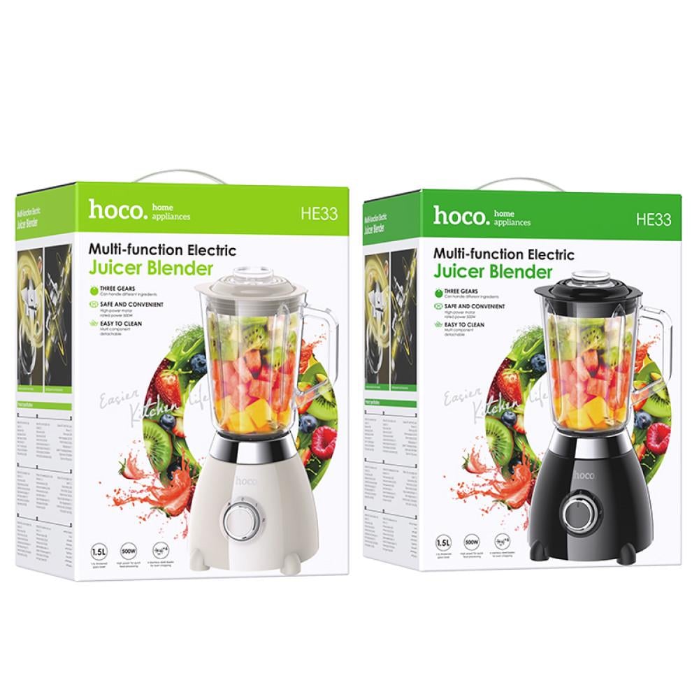 Блендер электрический Hoco HE33 Retro 1,5 л 500W - фото 6
