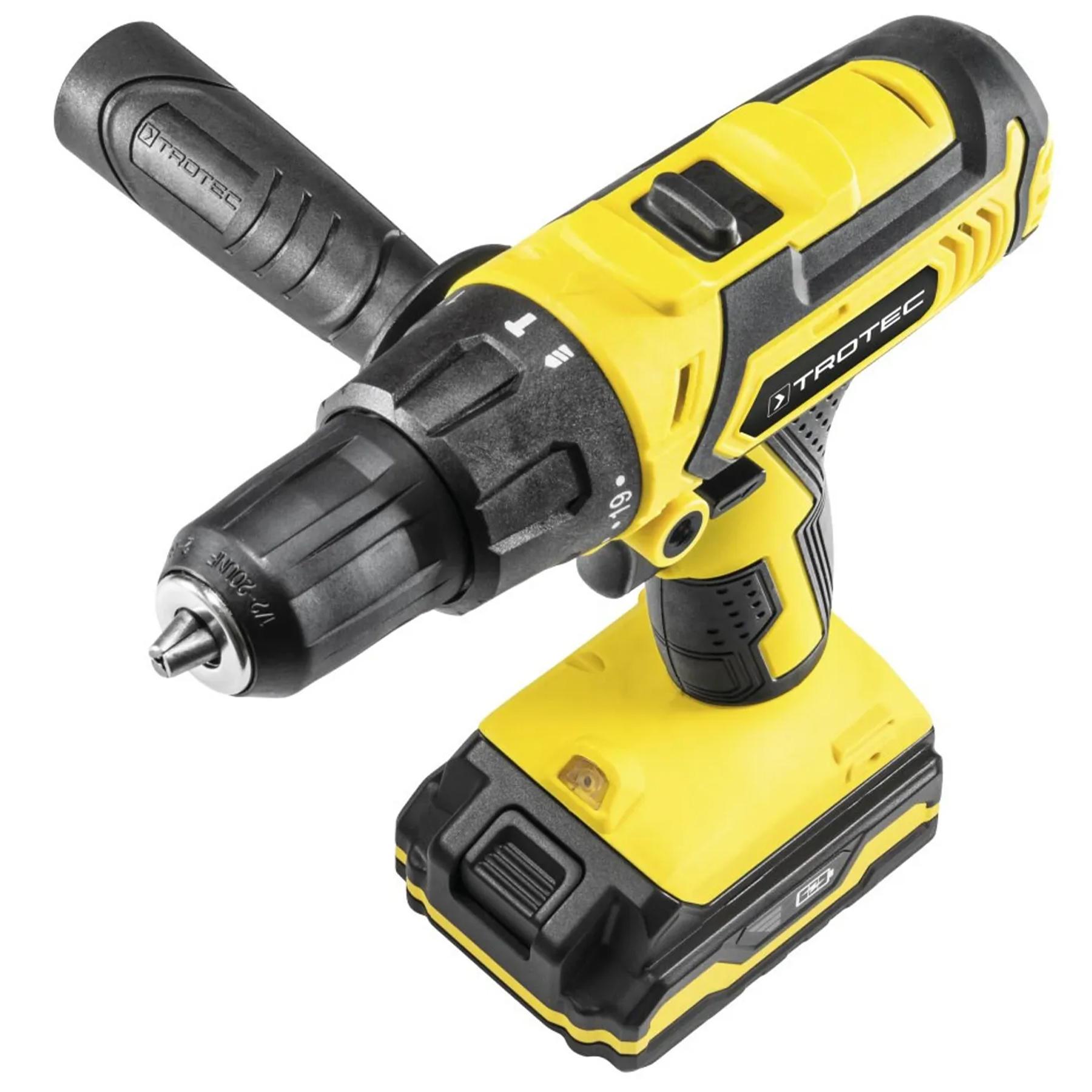 Дриль-шурупокрут акумуляторний Trotec PHDS 11-20V ударний з кейсом (4410000502) - фото 14