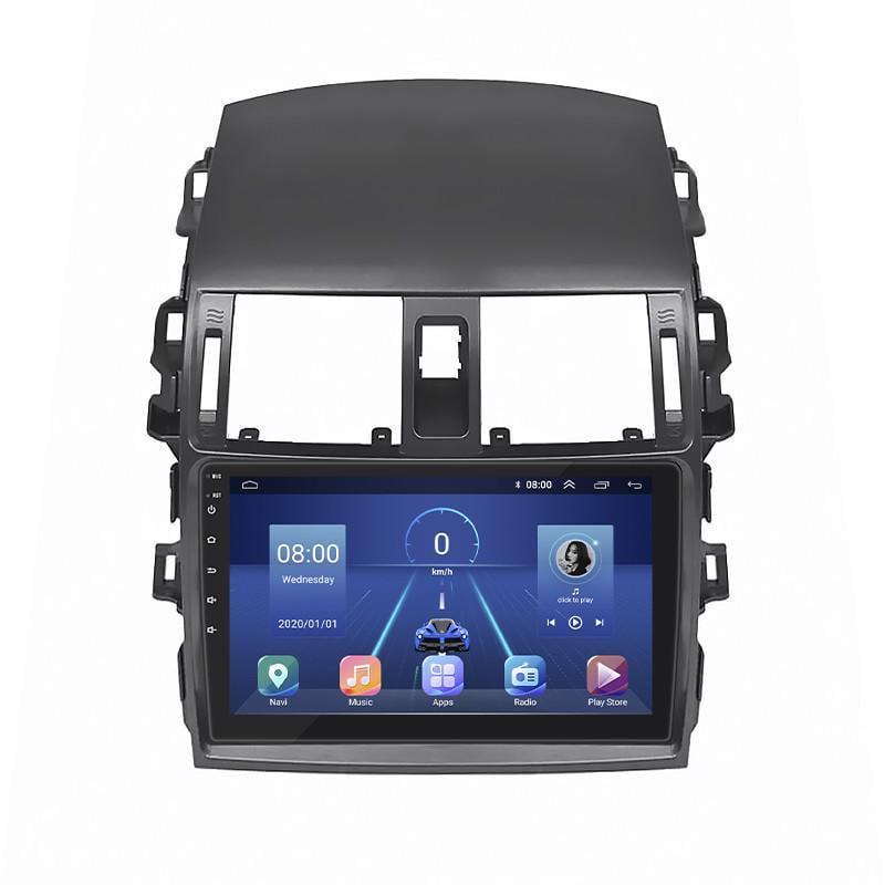 Автомагнитола штатная Lesko для TOYOta Corolla IX E120, E130 рестайлинг 2003-2007 9" 2/32Gb Wi-Fi GPS Base