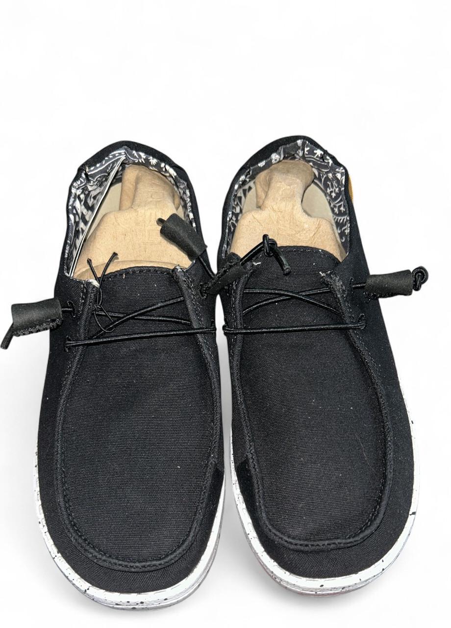 Женские мокасины Hey Dude Wendy Odyssey р. 41 26,8 Черный (2789078130) - фото 4