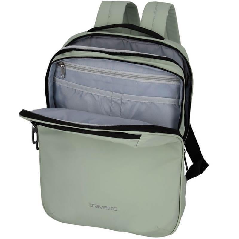 Городской рюкзак для ноутбука Travelite Basics 13" 12 л Light Green (TL096339-81) - фото 4