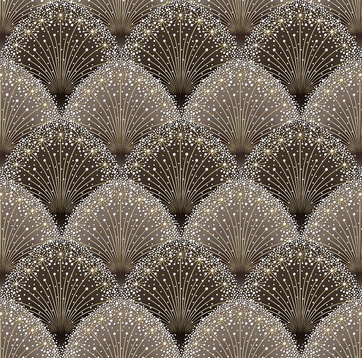 Обои бумажные акриловые V.I.P. Континент Талли Коричневый (30214G)