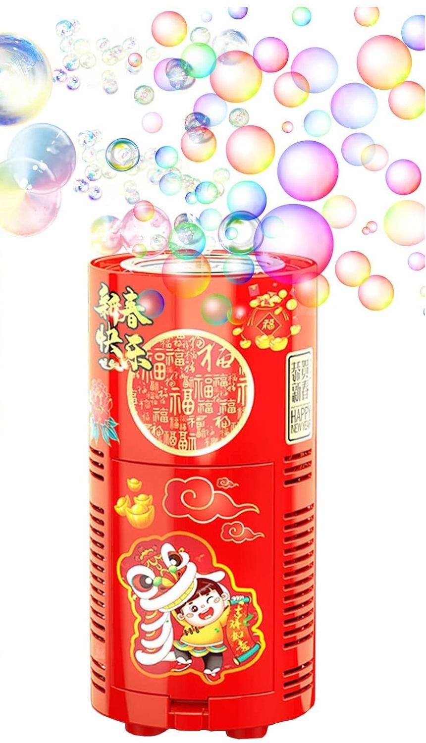 Генератор автоматический для мыльных пузырей Фейерверк Bubble Machine на аккумуляторе с запасками 15 шт. (697)