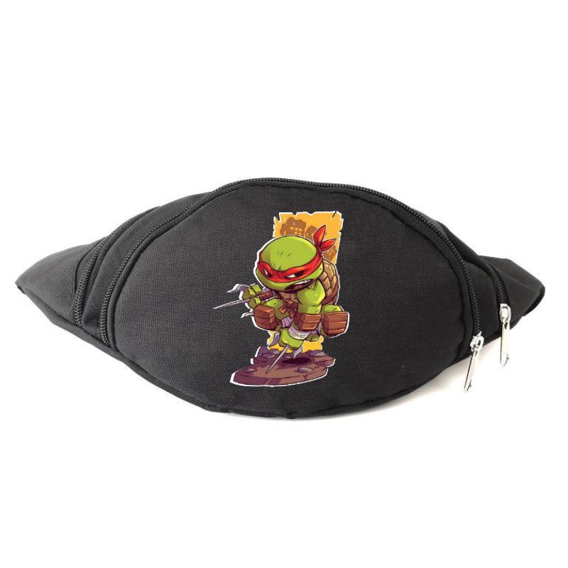 Поясная сумка-бананка Cappuchino toys Черепашки Ниндзя Turtle-006 Черный (1383868985)