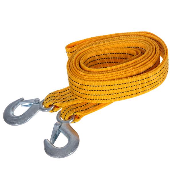 Трос буксировочный ST205/TP-205-3-1 лента 46 мм х 4,5 м крюк блистер 3 т Желтый (UNI TP-205-3-1)