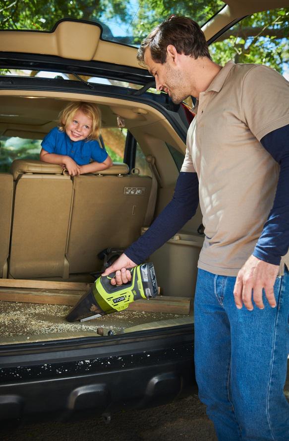 Пилосос RYOBI акумуляторний ONE+ R18HV-0 18В 1300 л/хв без АКБ і ЗП - фото 3