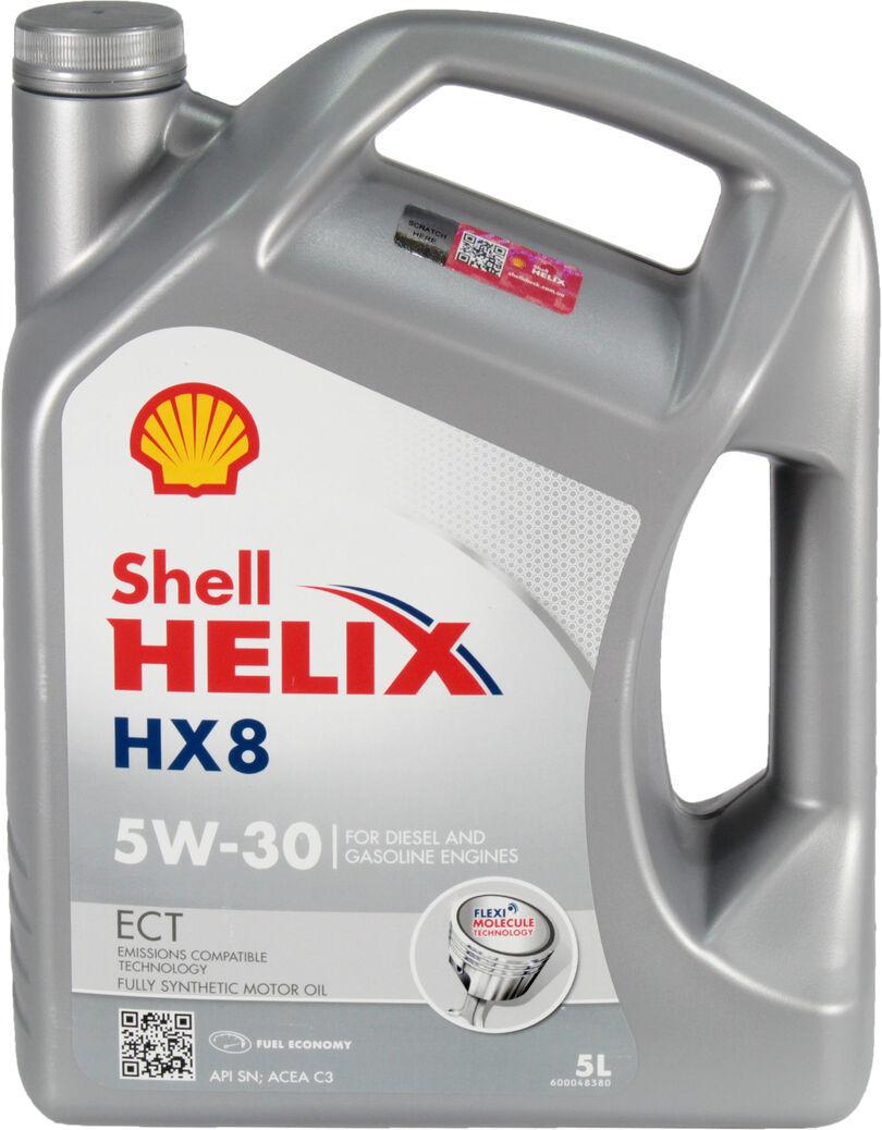 Моторное масло Shell Helix 5W-30 HX8 5 л (1401343) - фото 1