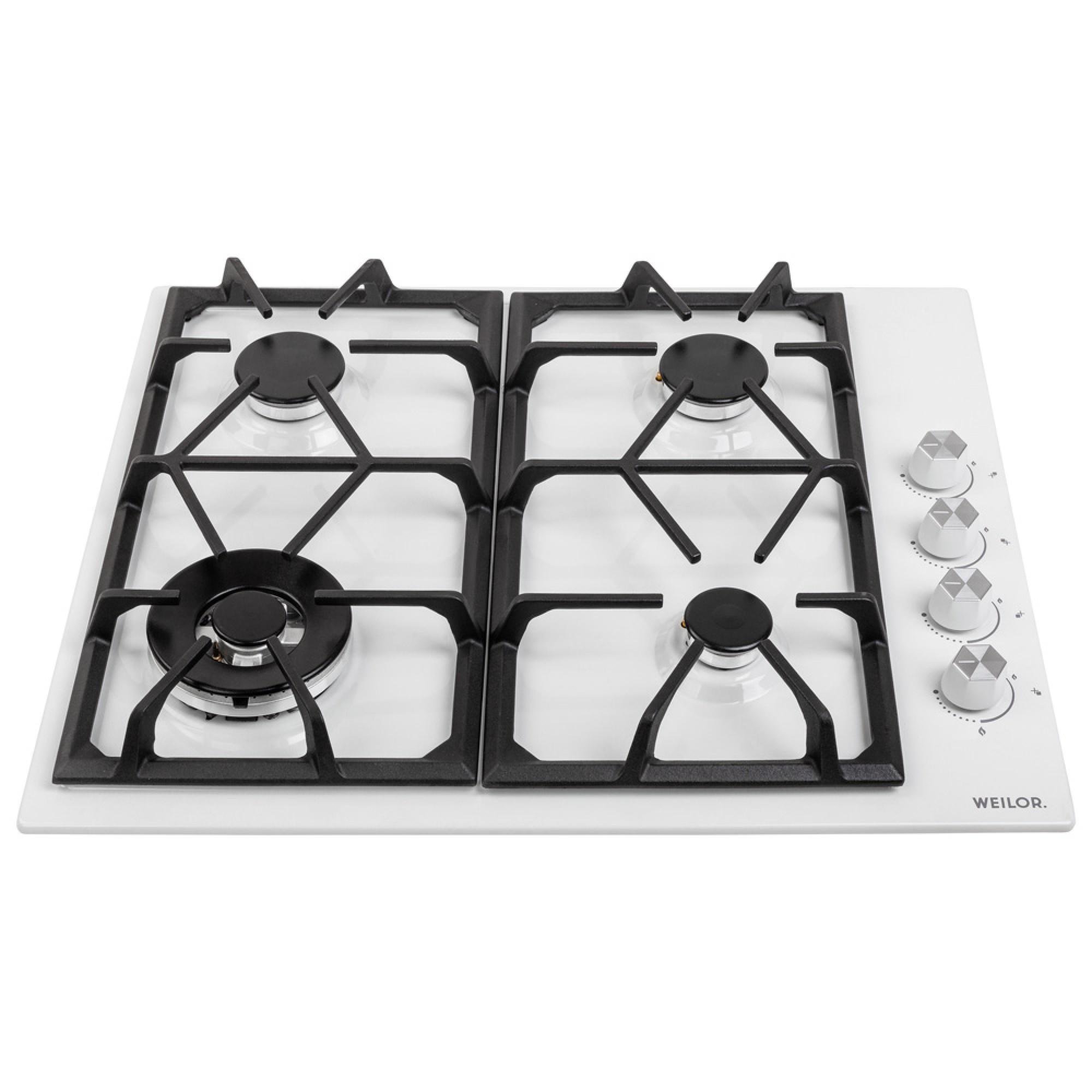 Варильна поверхня газова WEILOR GM W 634 WH - фото 2 Варильна поверхня газова WEILOR GM W 634 WH - фото 2