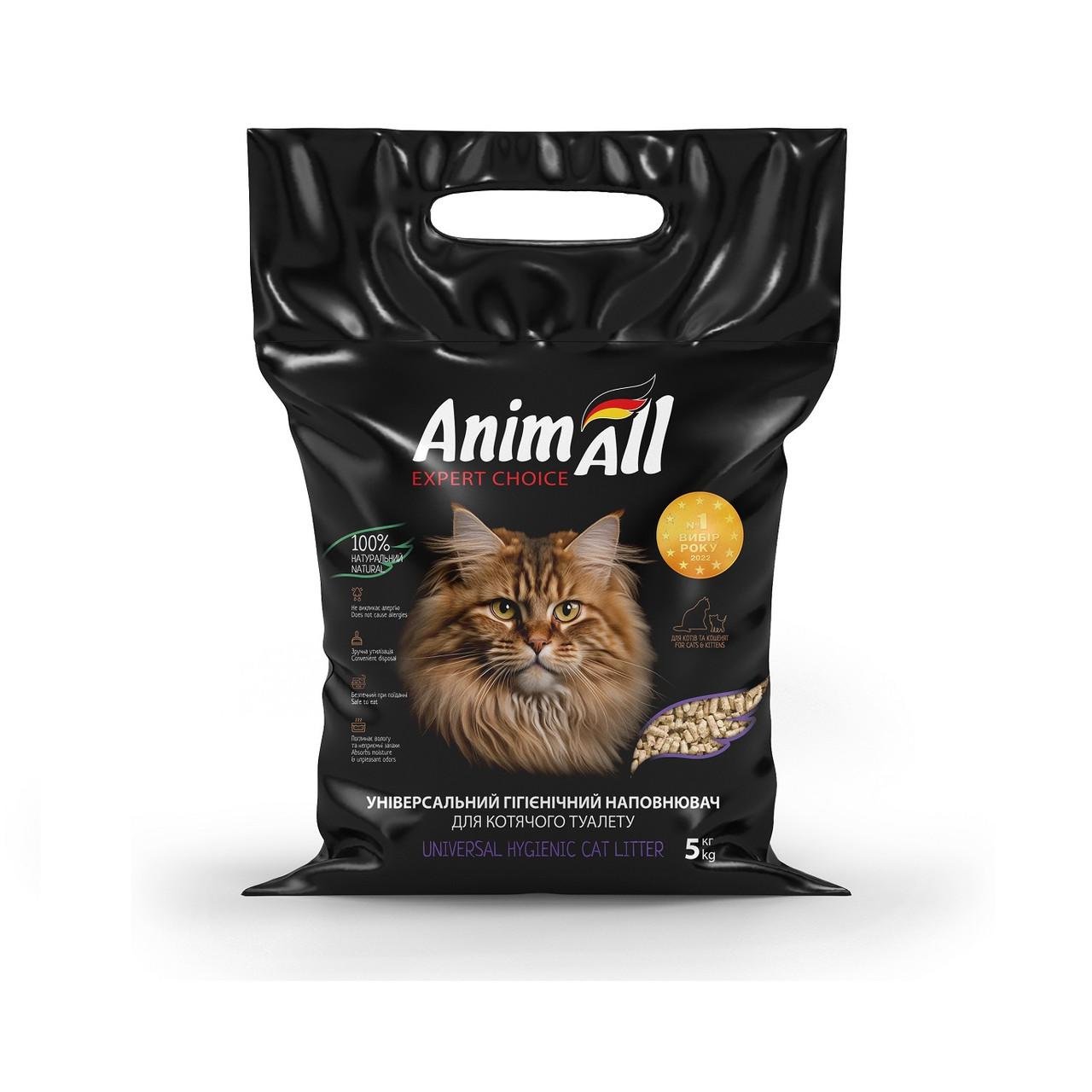 Наповнювач кішок AnimAll гігієнічний універсальний 5 кг - фото 1 Наповнювач кішок AnimAll гігієнічний універсальний 5 кг - фото 1